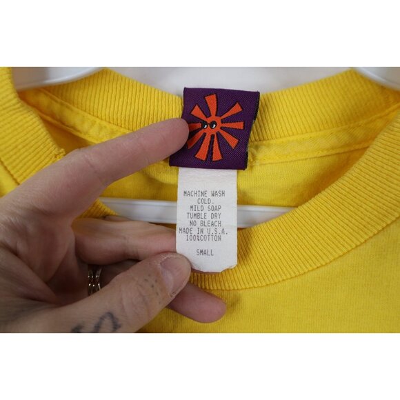 Vtg Leilow Japan Mens Small Spell Out Submarine Mission Surfing T-Shirt USA - Picture 10 of 13